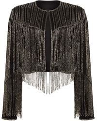 Rose & Nancy - Scarlett Fringe Jacket - Lyst