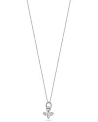 Lime Tree Design - Mini Bee Charm Necklace Sterling Silver - Lyst