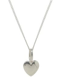 Katie Mullally - Beaten Heart Sterling Necklace - Lyst