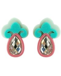 Gissa Bicalho - Handmade Acrylic Earring Lotus Candy - Lyst