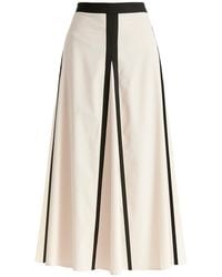 Paisie - Contrast Trim Maxi Skirt - Lyst