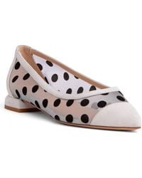Beautiisoles by Robyn Shreiber Made in Italy - Neutrals Blake & Suede Flat Comfortable Mesh Dressy Work Wedding Ballerina - Lyst