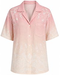 LOVEIST STORE - The Soley Linen Textured Shirt Co-Ord Set - Lyst