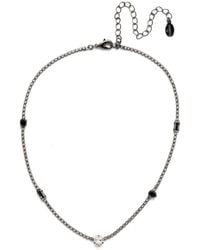 Sorrelli Ophelia Tennis Necklace - Black