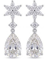 LÁTELITA London - Sunflower Moissanite Drop Earrings - Lyst