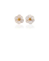 Milou Jewelry - Petite Flower Earrings - Lyst