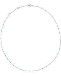 Zohreh - 16" Enamel Beaded Chain Sterling - Lyst