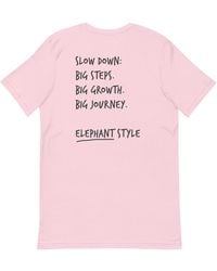 Anchor and Crew - Cotton Think Ocean Elephant Aspirations Cotton Embroidered T-Shirt - Lyst