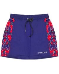 Kapture - Neo City Camo Shorts - Lyst