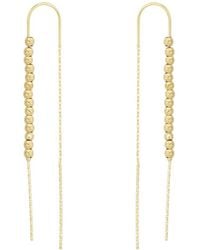 Spero London - Sterling Dorissa Chain Bead Drop Earring - Lyst