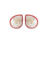 Gissa Bicalho - Handmade Earring Spiral Shell - Lyst