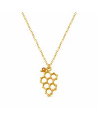 Mother Nature Jewelry - Honeycomb Necklace, Handmade Nature Pendant - Lyst