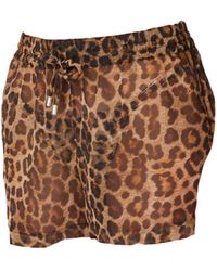 Room 24 - Tina Short Leopard - Lyst