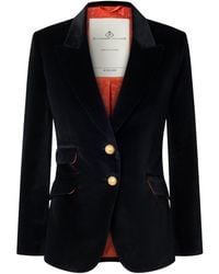 The Extreme Collection - Velvet Blazer Oliva - Lyst