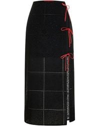 Pcfg - The Broderie Anglaise Edit Embroidered Slit Maxi Skirt - Lyst