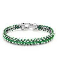 Nialaya - Woven Box Chain Bracelet - Lyst