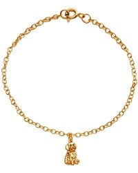 Posh Totty Designs - Plated Cockapoo Dinky Charm Bracelet - Lyst