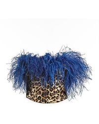 Maison sél - Leopard Silk Corset Top – - Lyst