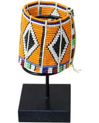 Botanical Boys - Beaded Maasai Cuff Bracelet - Lyst