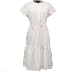 Smart and Joy - Fit-And-Fare Cotton Shirt-Dress - Lyst