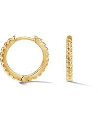 Dower & Hall - Medium Dotty Huggie Hoops - Lyst