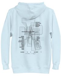 Anchor and Crew - Sky Gustatory Tokyo Coffee Scene Cotton Blend Embroidered Hoodie - Lyst