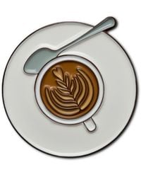 Make Heads Turn - Enamel Pin Cup Of Coffee - Lyst