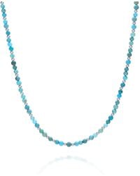 Nellou Jewellery - Jewel Bead December Birthstone Necklace Sterling - Lyst