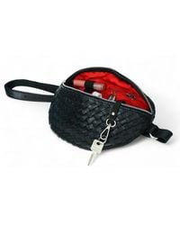 Hides Leather Co. - Nexus Woven Leather Belt Bag, Minimal Waist Purse With Lining - Lyst
