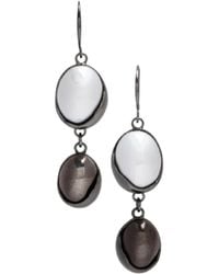 Saachi - Colored Glass Orbs Duo Dangle Earrings - Lyst