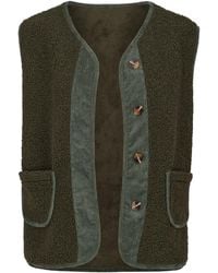 At Last - Fleece Gilet - Lyst