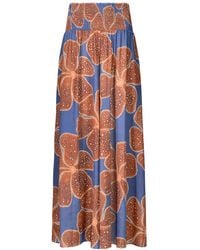 Traffic People - Full Bloom And Floral Aurora Wide Leg Trousers - Lyst