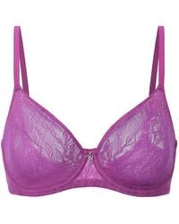 Amour D'agnette - Julie Molded Lace & Mesh T-Shirt Bra - Lyst