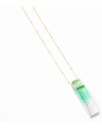 Smart Glass Jewelry - Recycled Glass Mosaic Stiletto Confetti Necklace Fill - Lyst