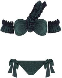 Nur Karaata - Lilou Sparkle Low Waist Bikini Set - Lyst