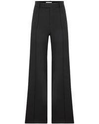 NAZLI CEREN - Millie Straight Cut Twill Trousers - Lyst
