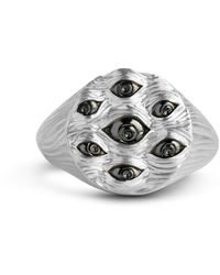 Kasun - Eyes Of Many Signet Ring - Lyst