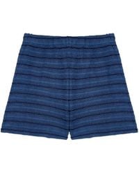 Thisisu Collection - Solea Striped Knit Beachwear Shorts - Lyst