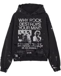 Other - Rock Music Destroys Print Studio Hoodie - Lyst