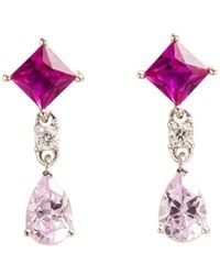 Juvetti - Ori Earrings Sapphire & Diamond - Lyst