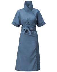 LA FEMME MIMI - Wrap Dress - Lyst