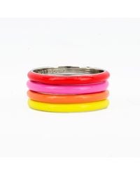 Pinnole - Happy As A Clam Ring Stack - Lyst