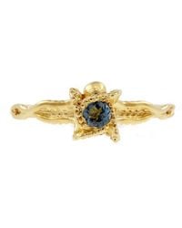 Lee Renee - Octopus Blue Topaz Ring Gold - Lyst