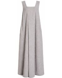 Nikka Place - Linen Maternity Kaftan Jumper Dress With Pockets - Lyst
