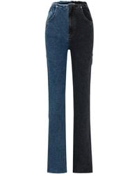 Pcfg - Two Color Block Denim Pant - Lyst