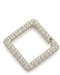 Jaredjamin - Pavé Square Clicker Clasp - Lyst