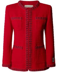 The Extreme Collection - Knit Jacket With Geometric Braiding Structured - Lyst