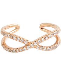 Artisan - Rose Natural Diamond Designer Band Ring - Lyst