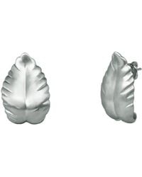 Onia - Lemon-Leaf Form Earrings - Lyst