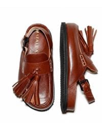 Mafalda - Zoe Slingback Tassel Clogs - Lyst
